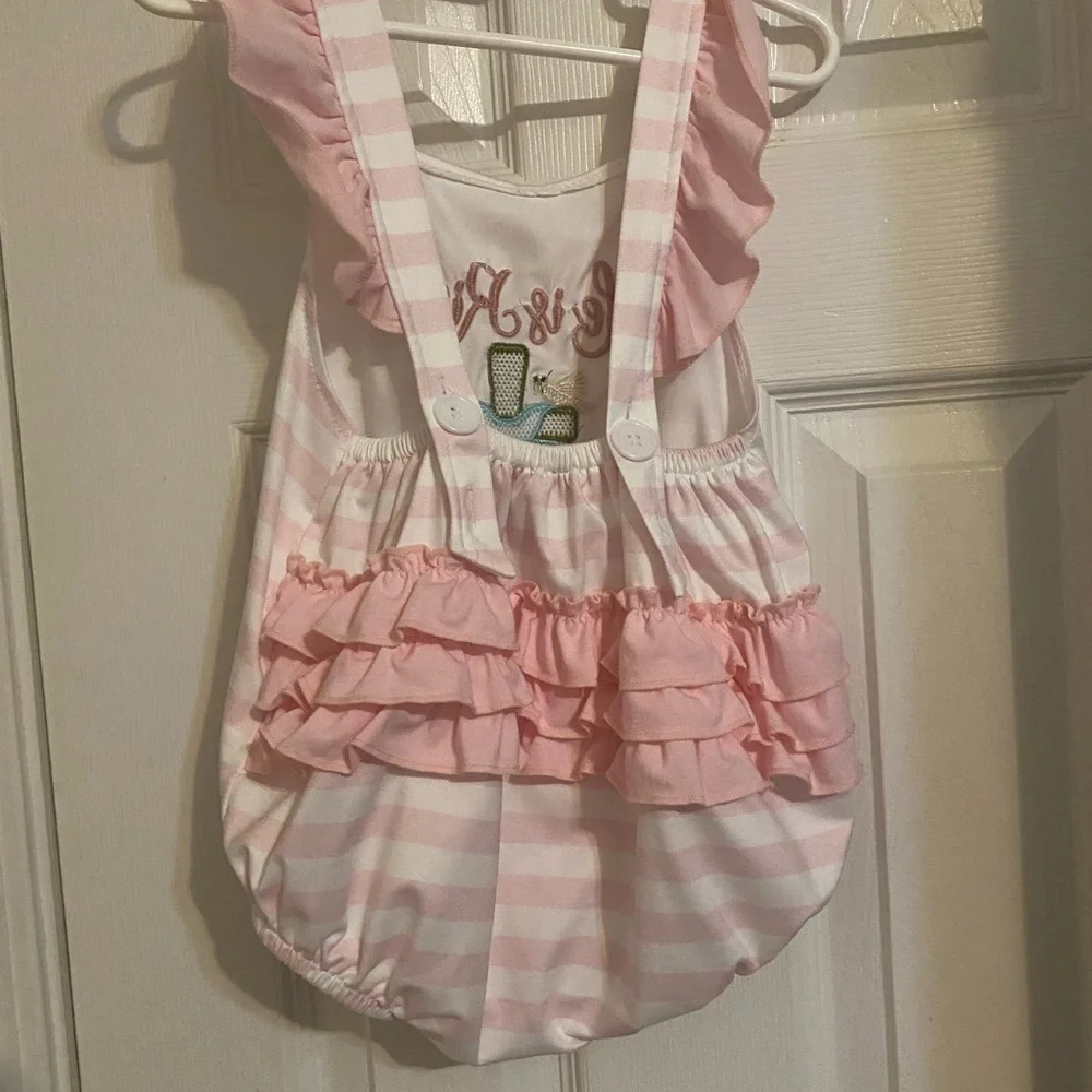 He is Risen Ruffle Butt Romper